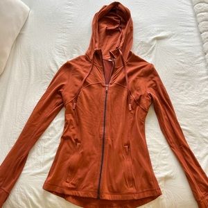 Dusty Orange Lululemon Hooded Defjne Jacket *Nulu / Size 6